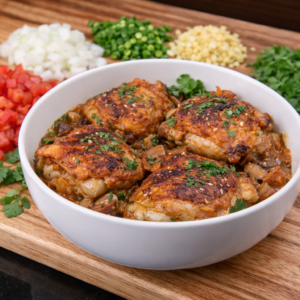 Chicken Combo (onion, tomato, minced garlic, green Chilli, coriander)